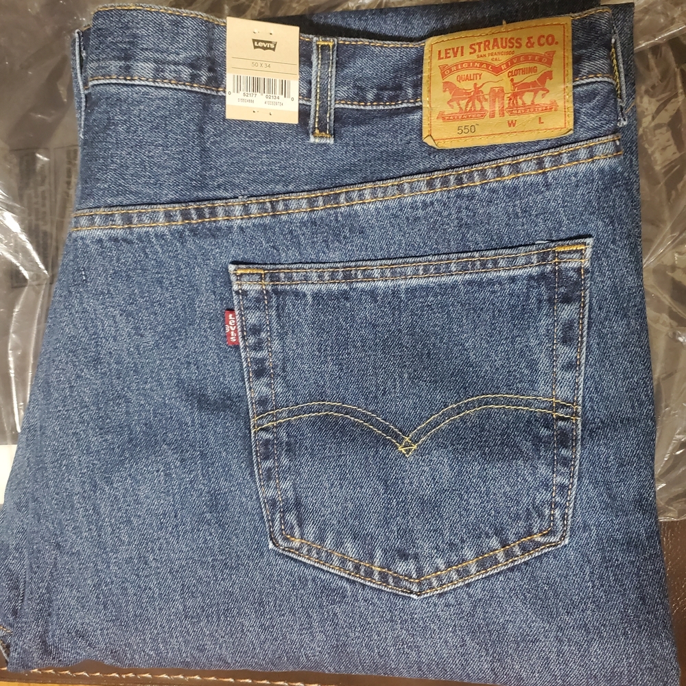 Levi's Dark Denim Jeans - Classic Blue